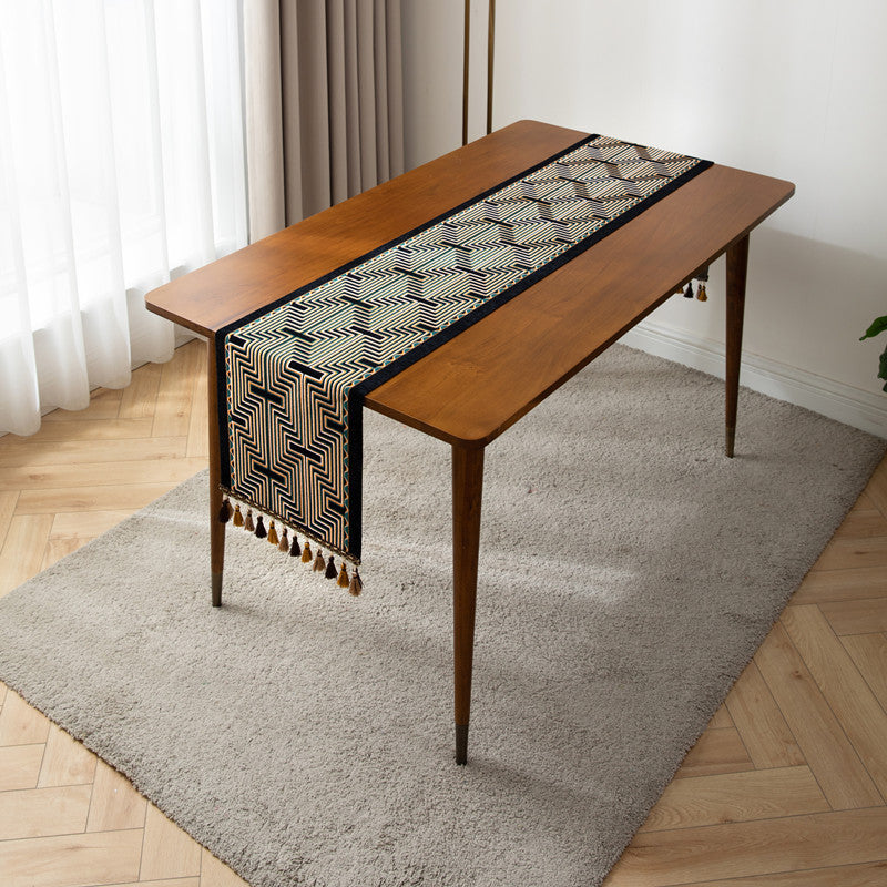 Geometric Pattern Decorative Table Runner
