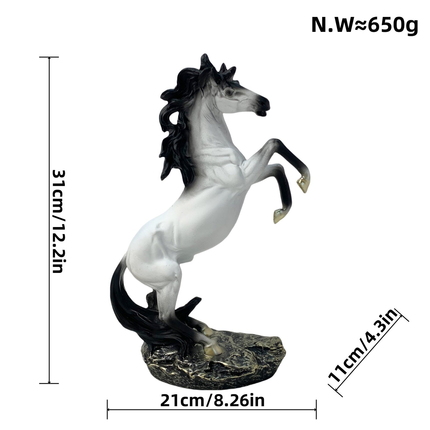 Decorative horse sculpture Acalora