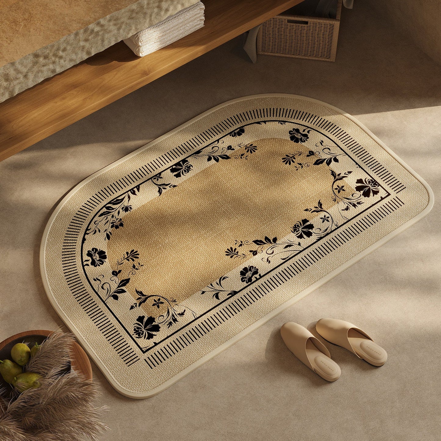 Chic Geometric Design Bath Mat