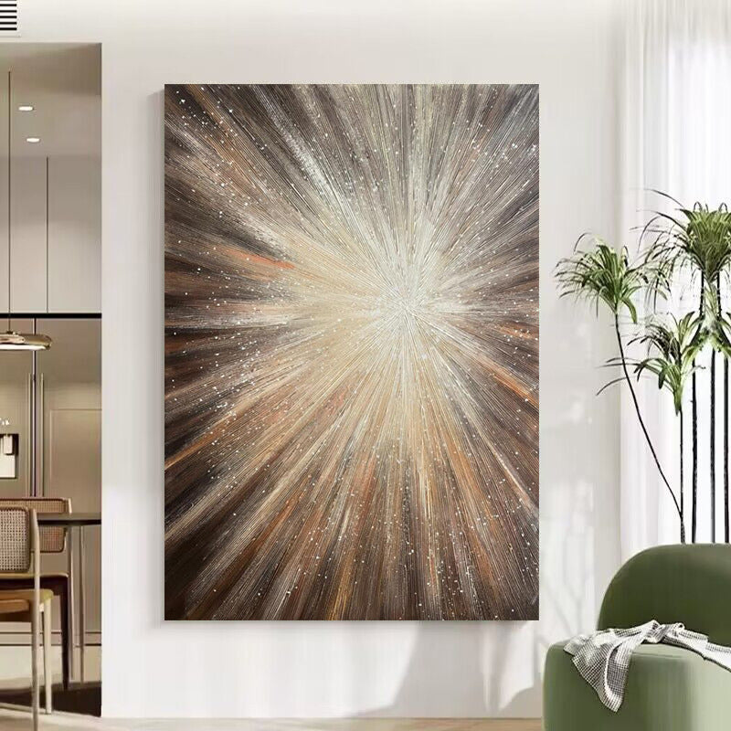 Abstract Radiant Canvas Artwork