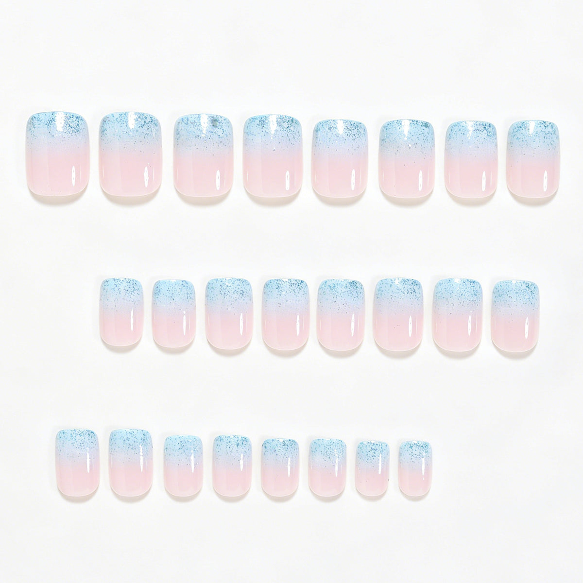 Glitter Ombre Nail Art Acalora