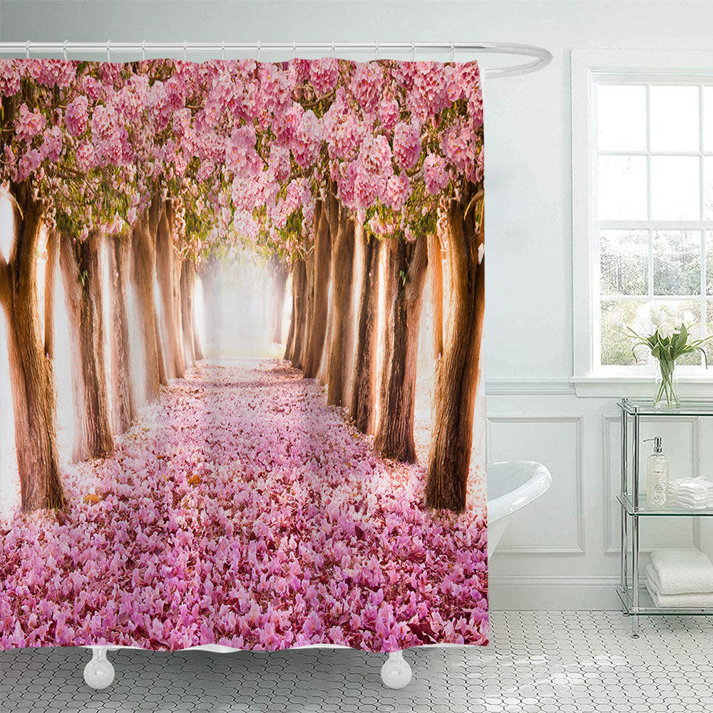 Floral Cherry Blossom Shower Curtain