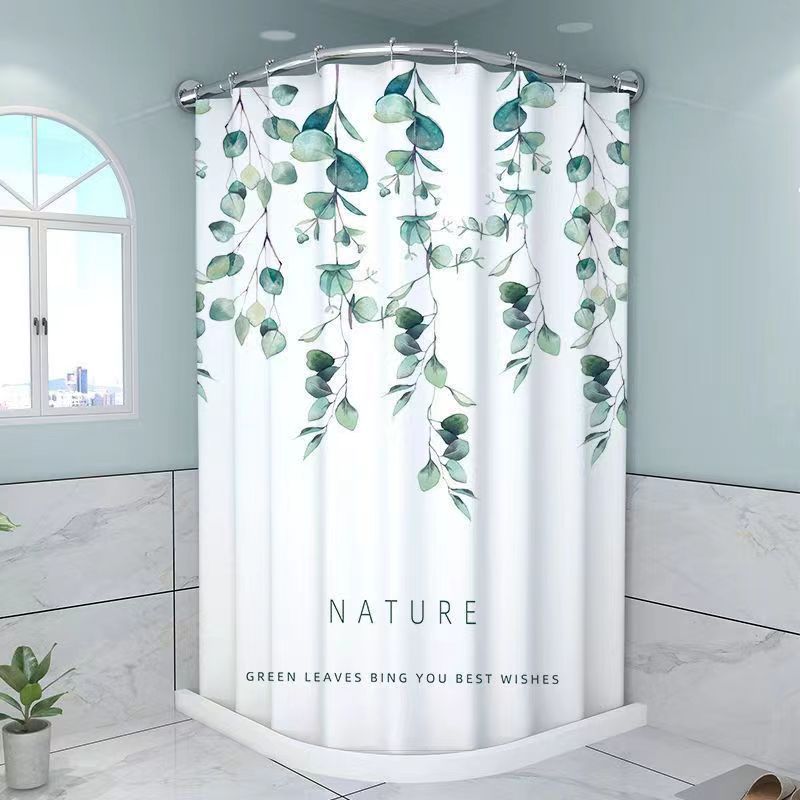 Tropical Cactus Pattern Shower Curtain