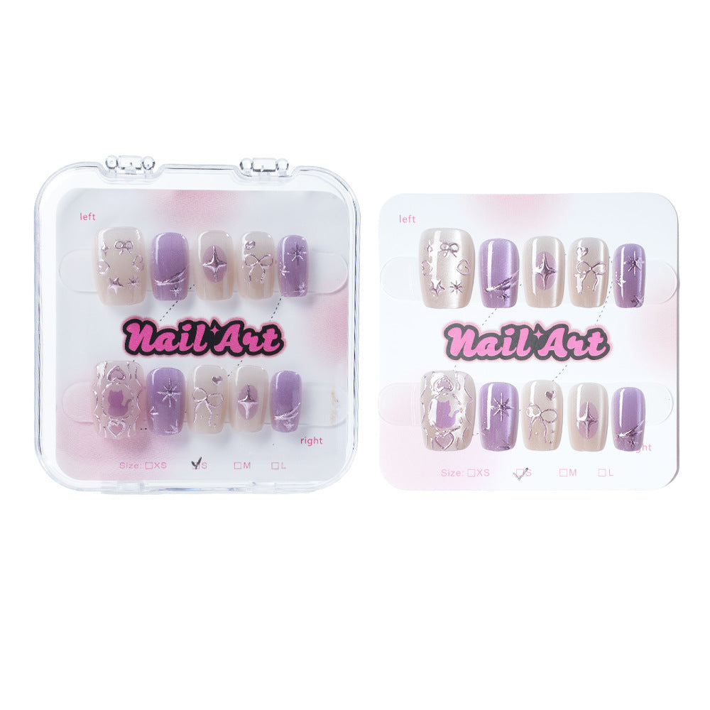 Elegant Premium Press-On Nail Art Set Acalora