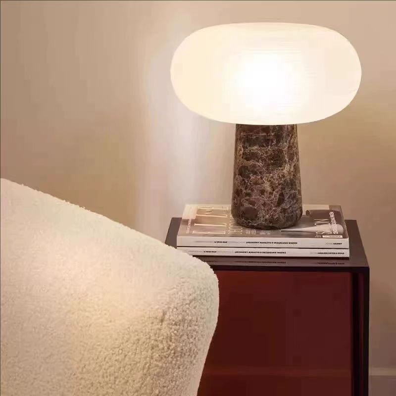 Stylish Modern Table Lamp with Curved Shade