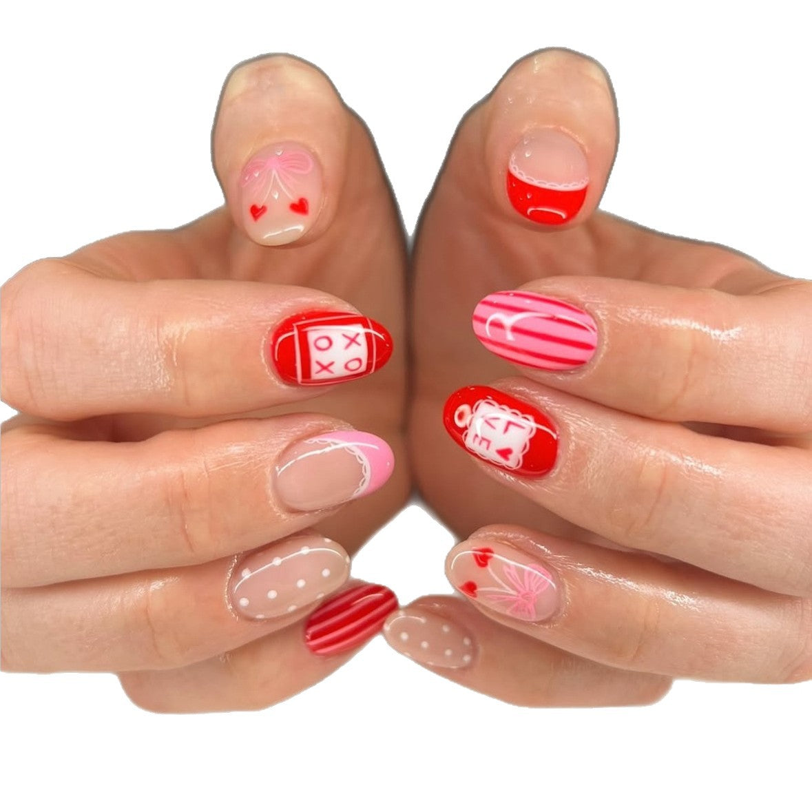 Festive Nail Art Design Acalora