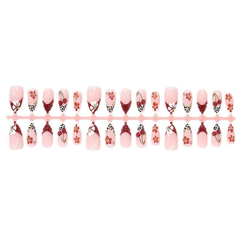 Creative Nail Art Set with Floral and Animal Designs Acalora