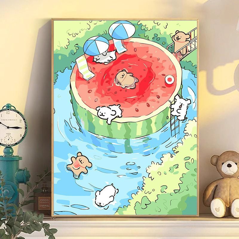 Playful Cartoon Dog Wall Art