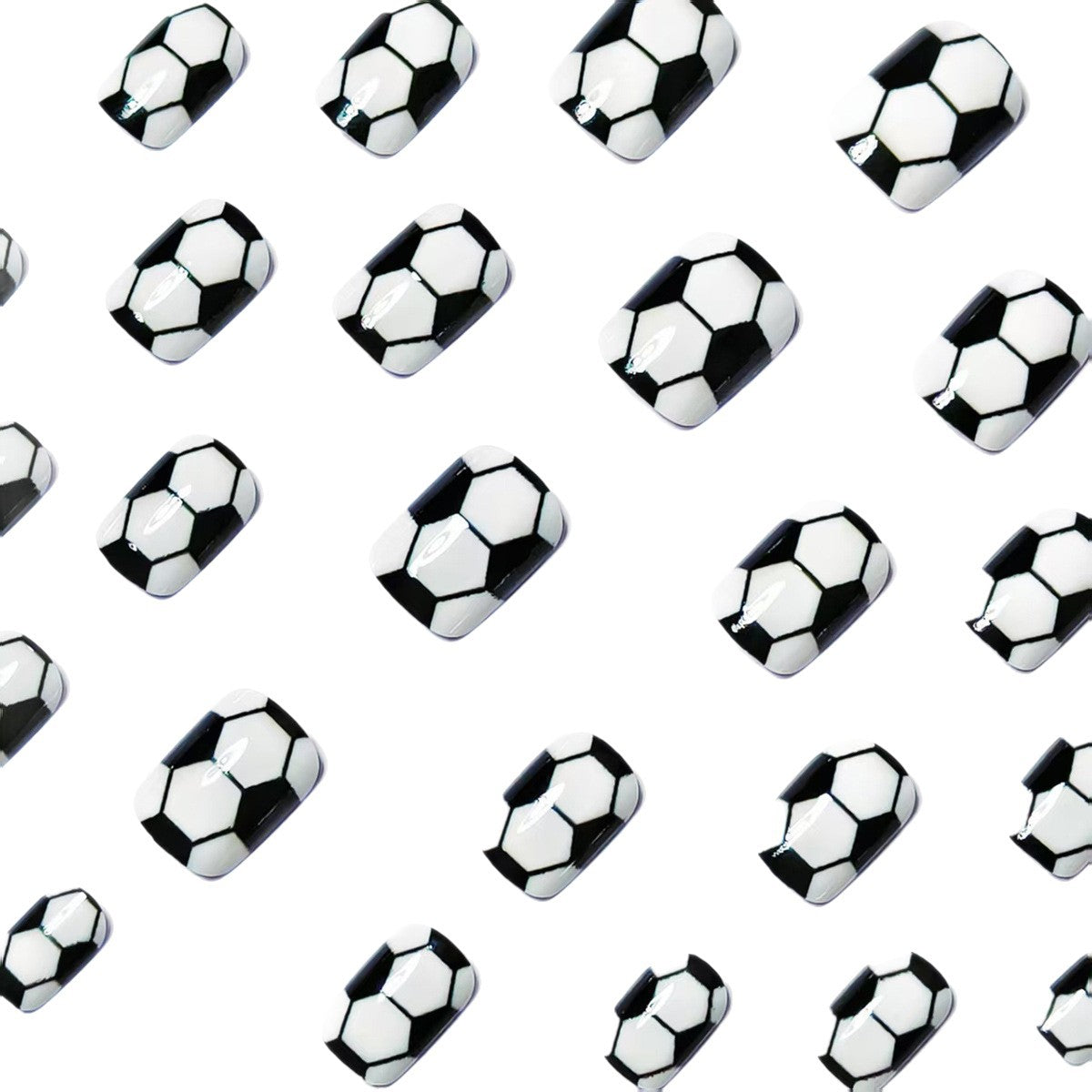 Soccer-Inspired Nail Art Acalora