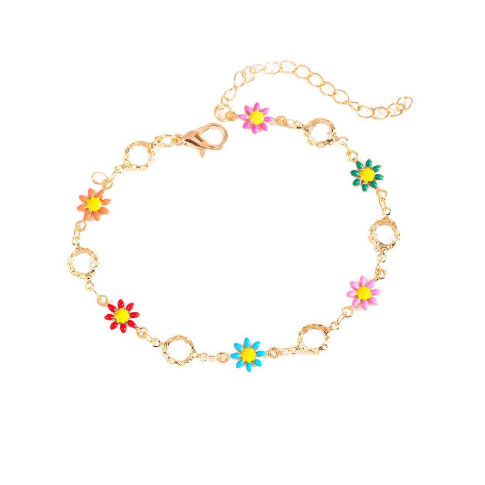 Floral Charm Bracelet Acalora