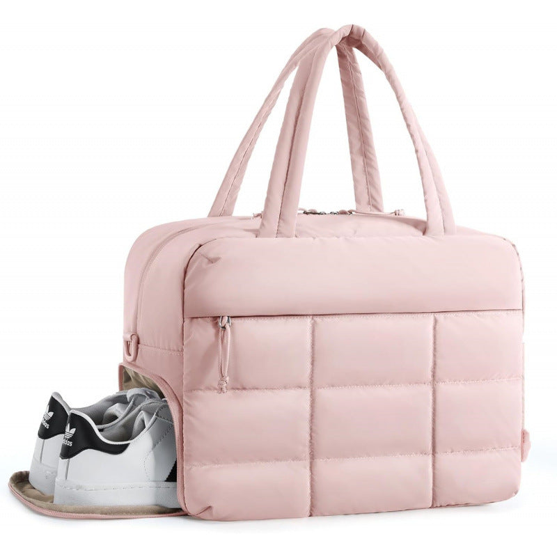 Multi-Functional Quilted Gym Duffel Bag Acalora