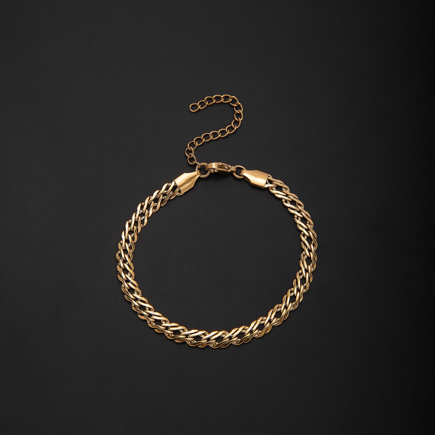 Stylish Interwoven Chain Bracelet Acalora