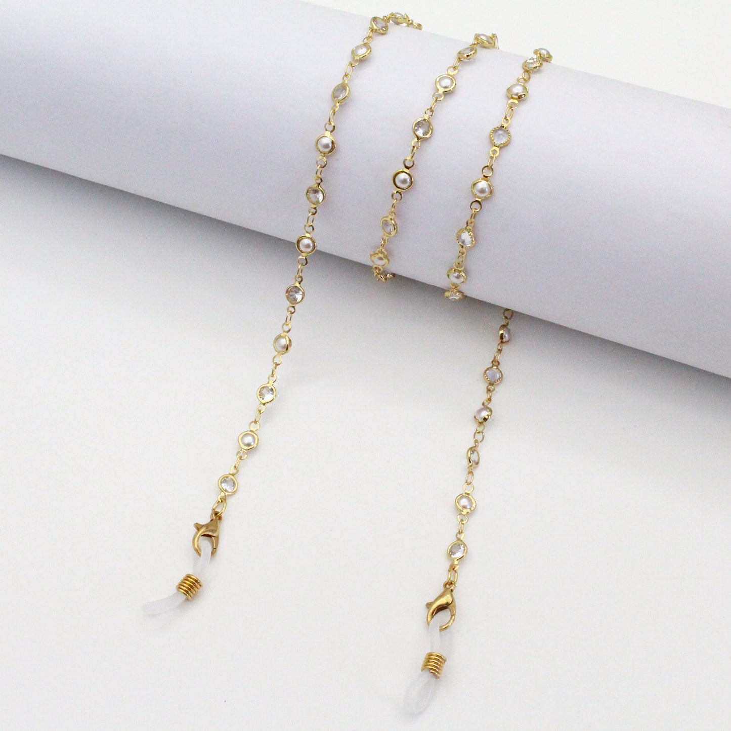 Chunky Beaded Eyewear Chain Acalora