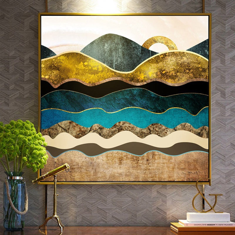 Abstract Wave Canvas Wall Artwork