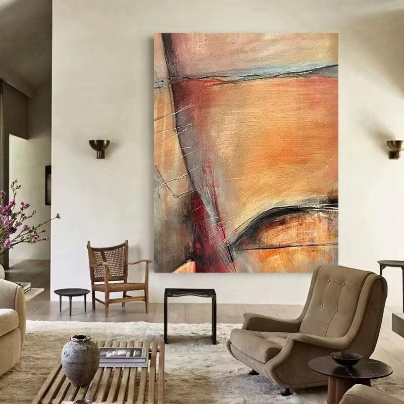 Abstract Expressionist Canvas Art