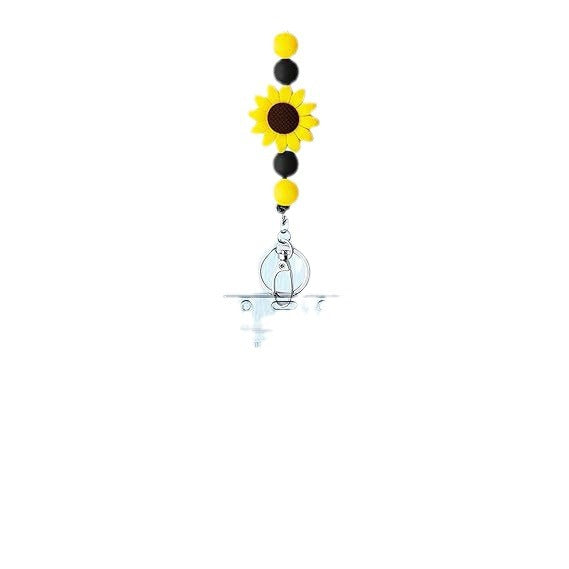 Decorative Beaded Lanyard with ID Holder Acalora