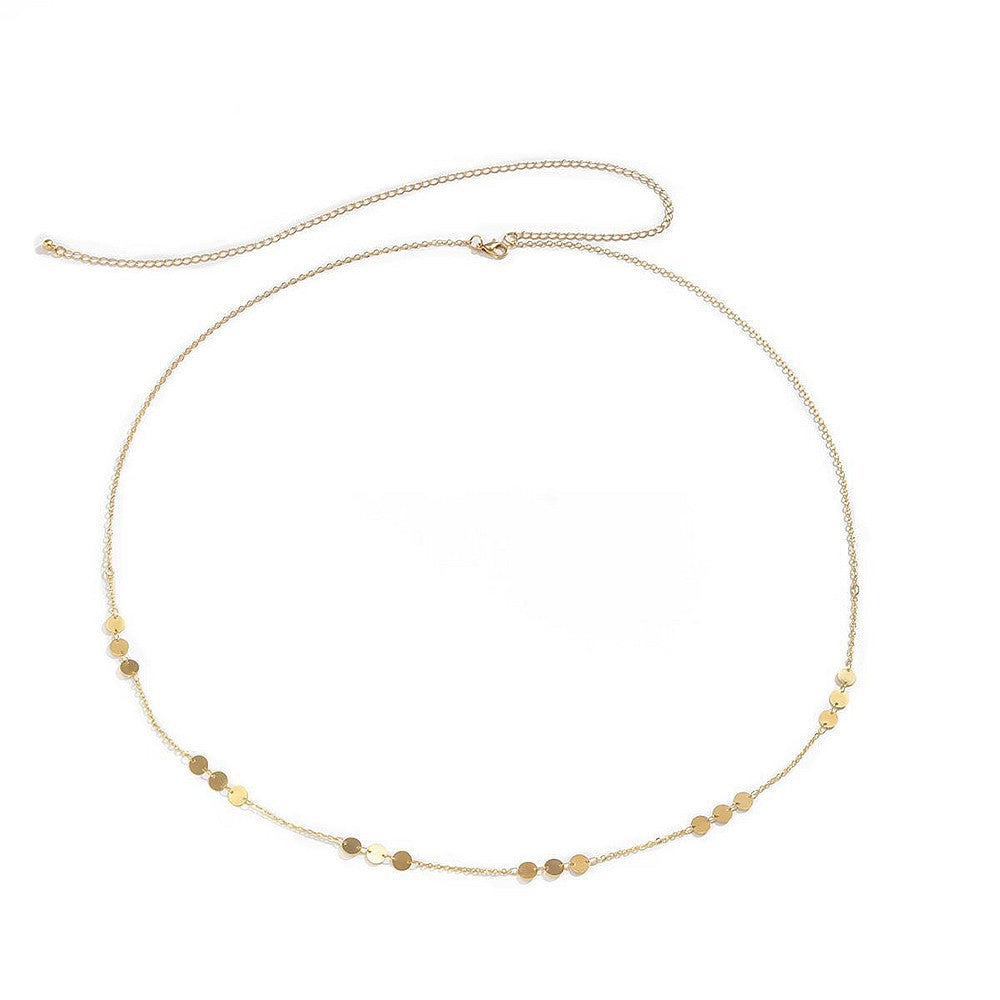 Delicate Beaded Chain Necklace Acalora