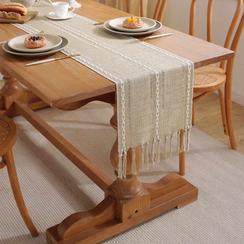 Textured Woven Table Runner