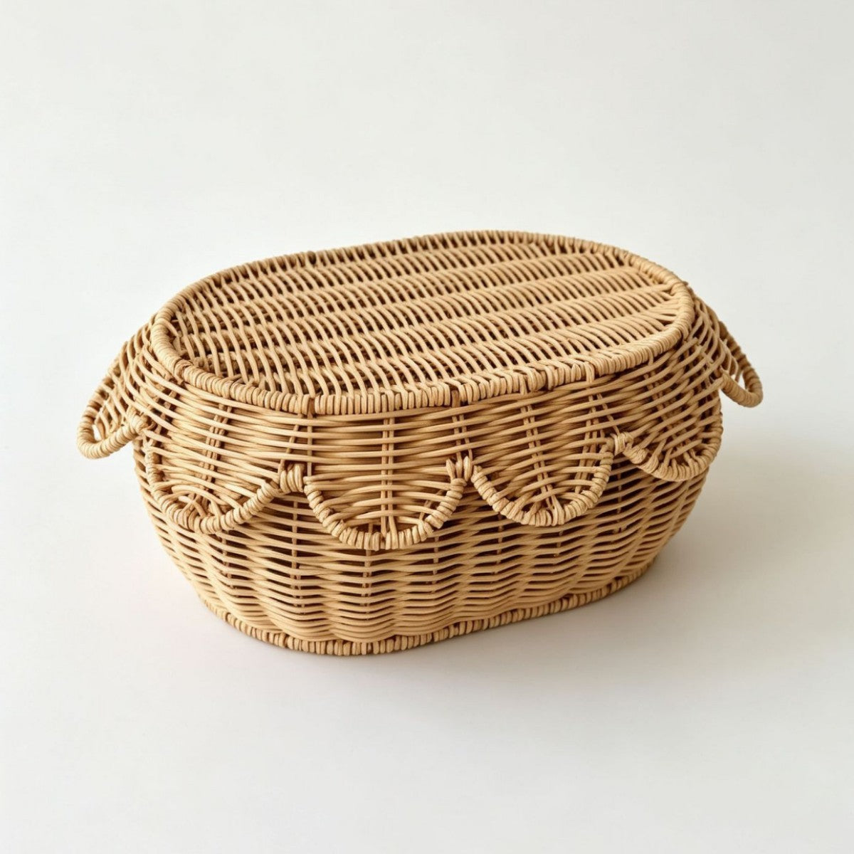 Ornate decoration basket made from natural materials Acalora