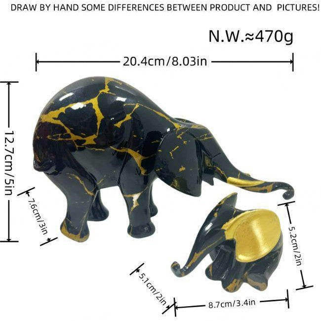 Decorative Elephant Figurine Acalora