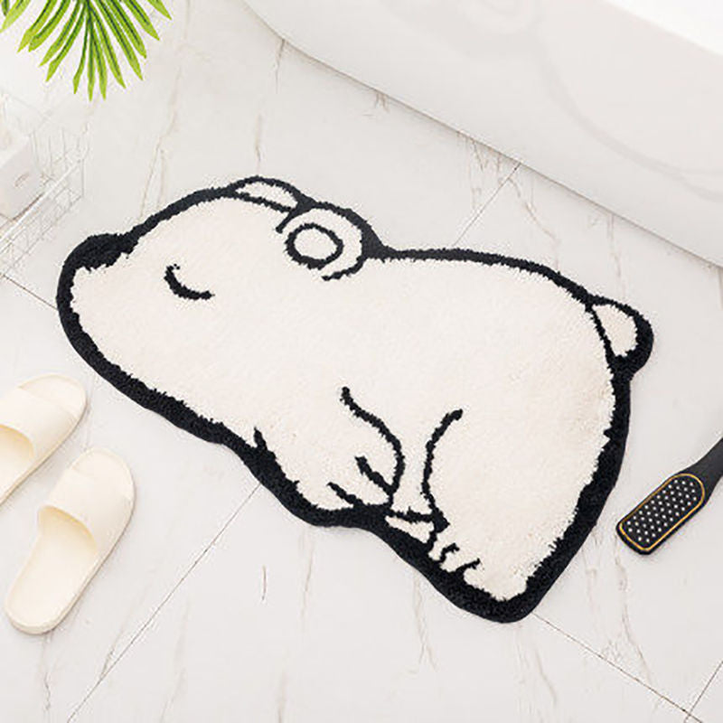 Cartoon Cat-Shaped Bath Mat
