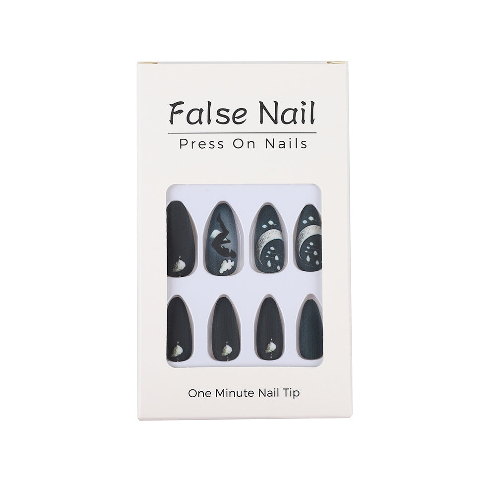 Artificial nails in moon and star design Acalora