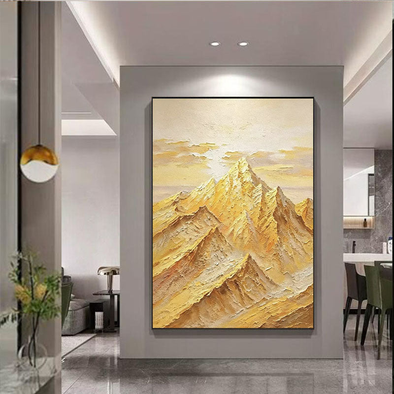 Abstract Mountain Art