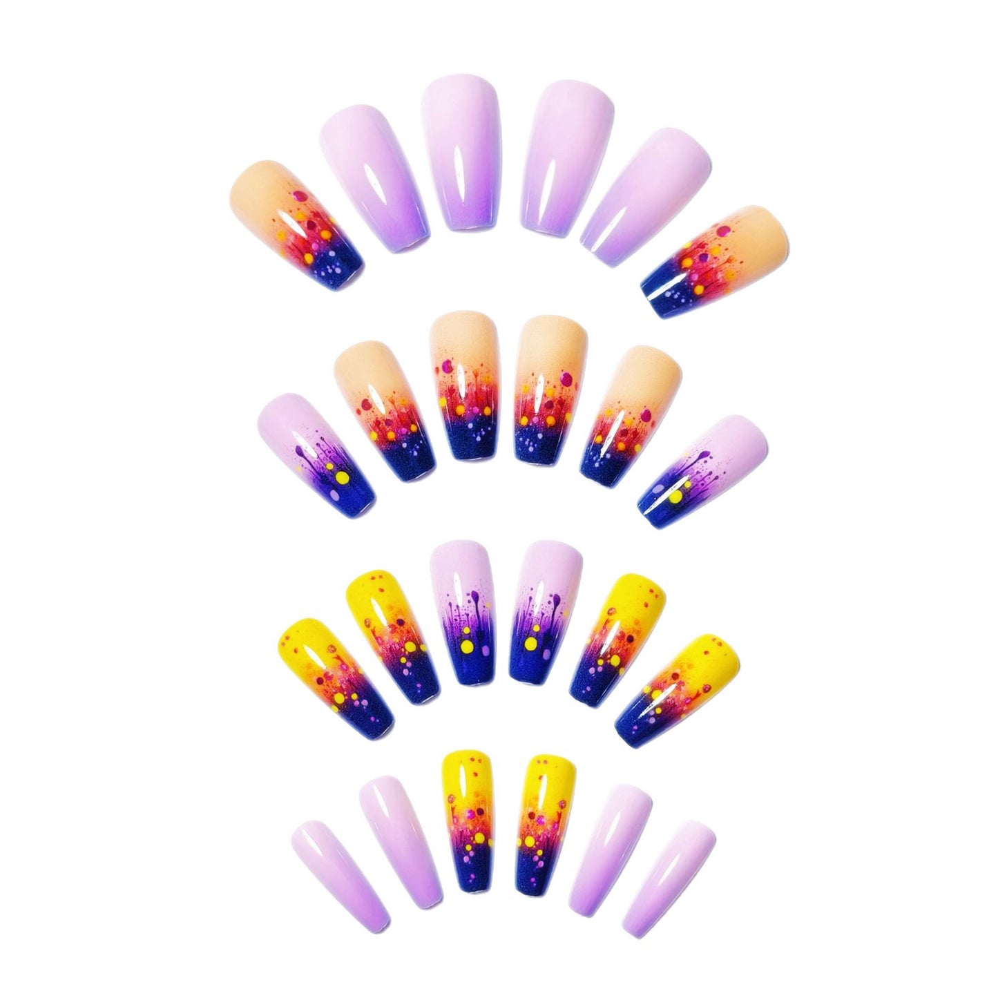 Artistic Ombre Nail Design Acalora