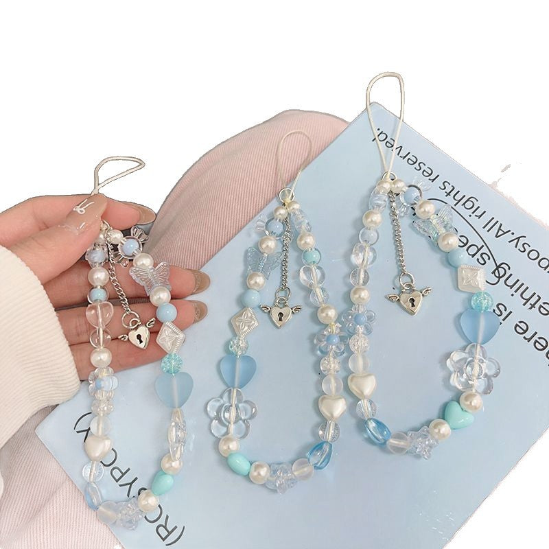Decorative Beaded Phone Charm Acalora
