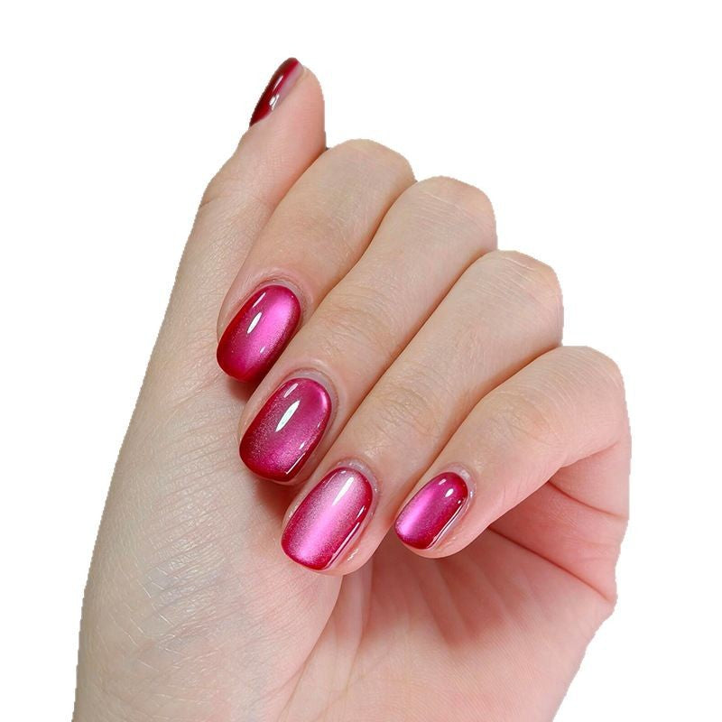 Gradient Glossy Press-On Nail Set Acalora