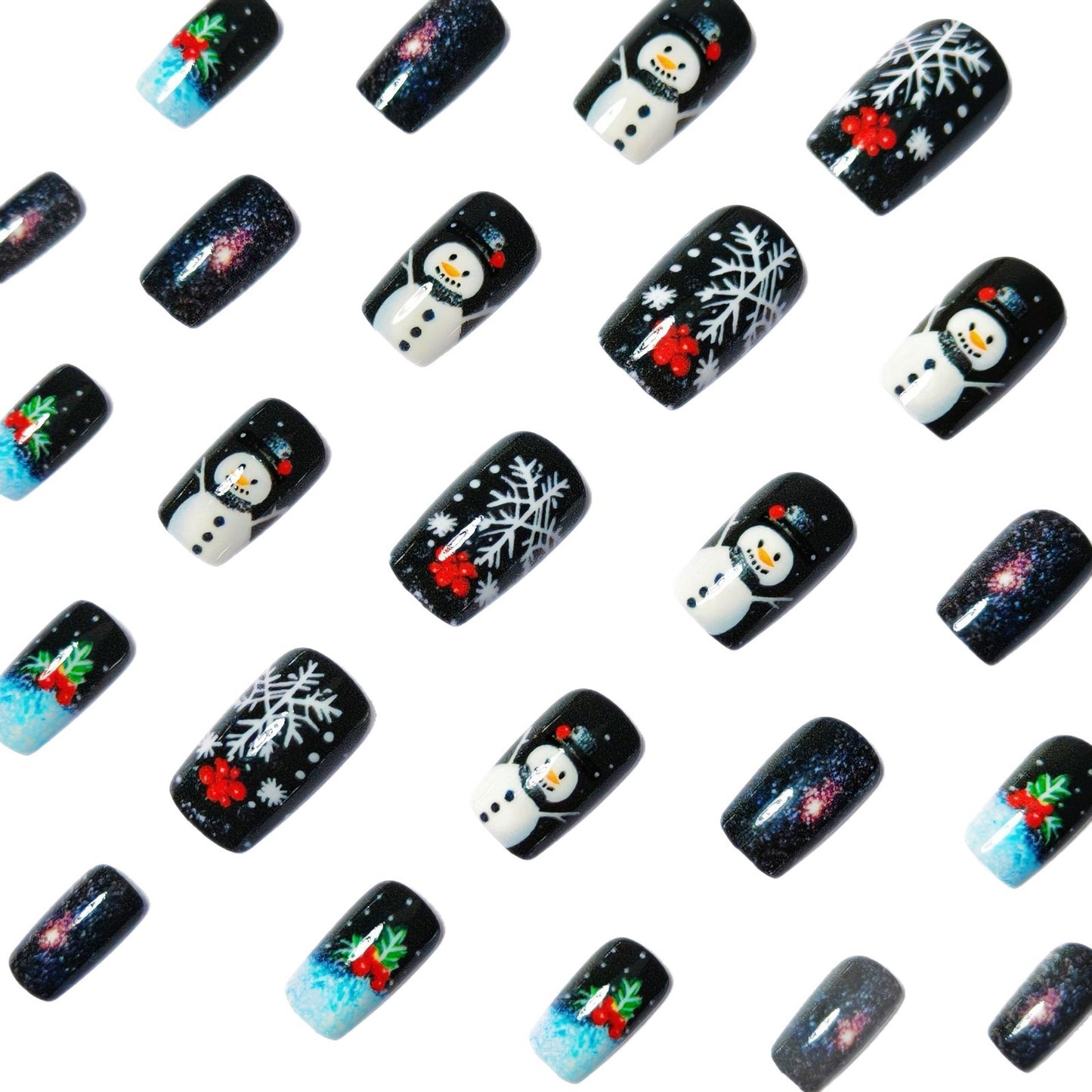 Festive Holiday Nail Art Set Acalora