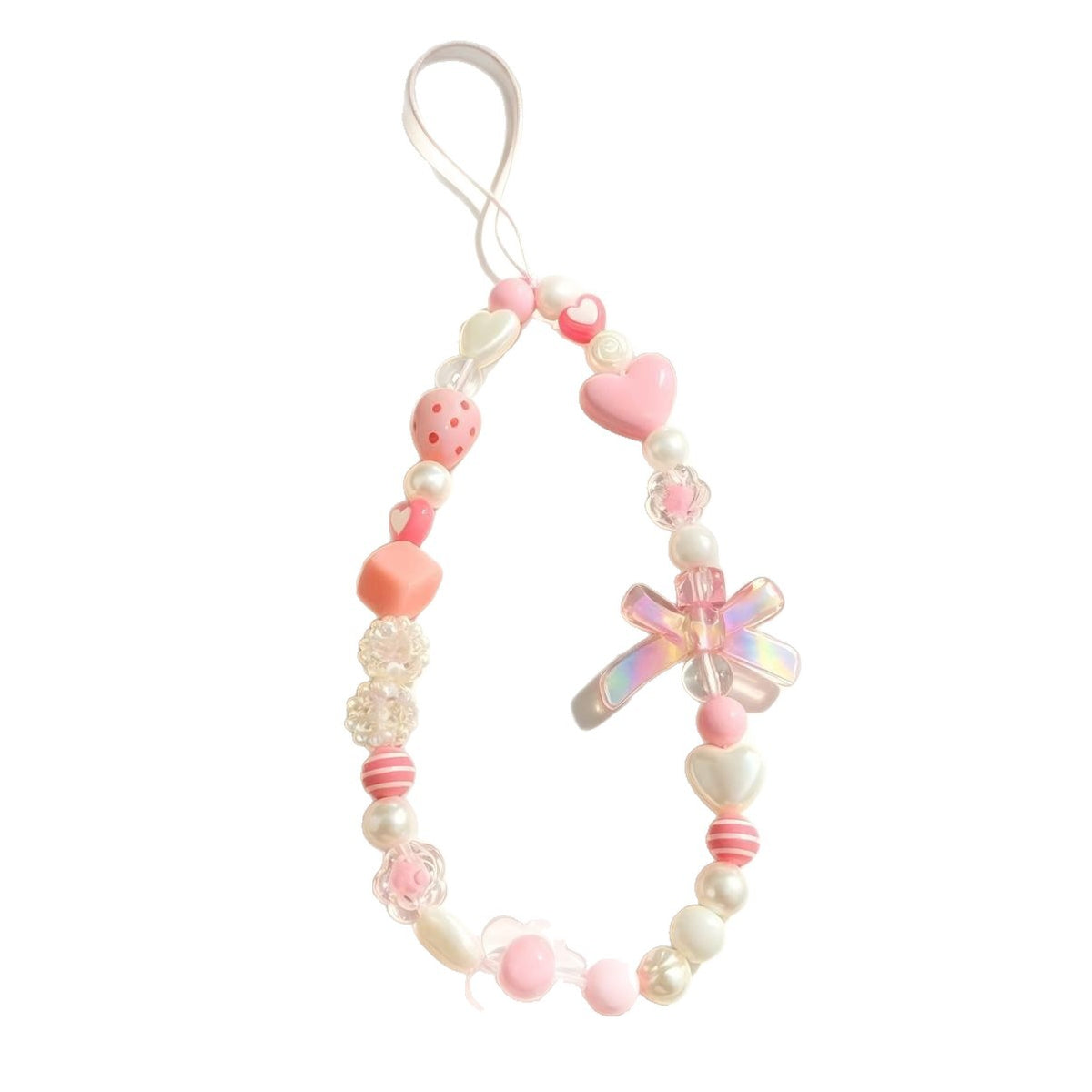 Beaded Phone Charm Necklace Acalora