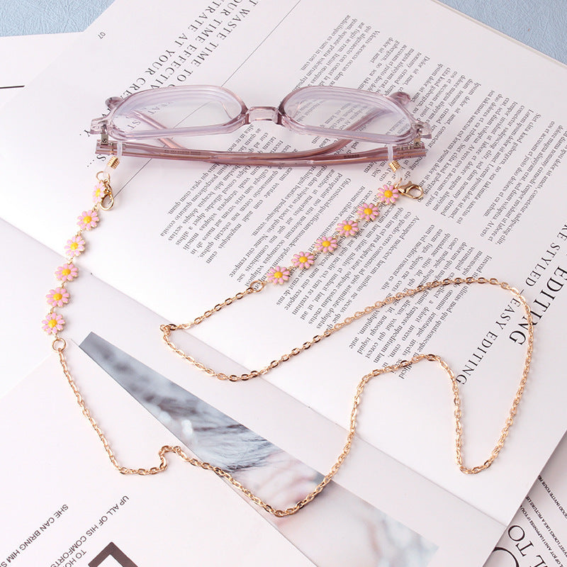 Floral Charm Eyewear Chain Acalora
