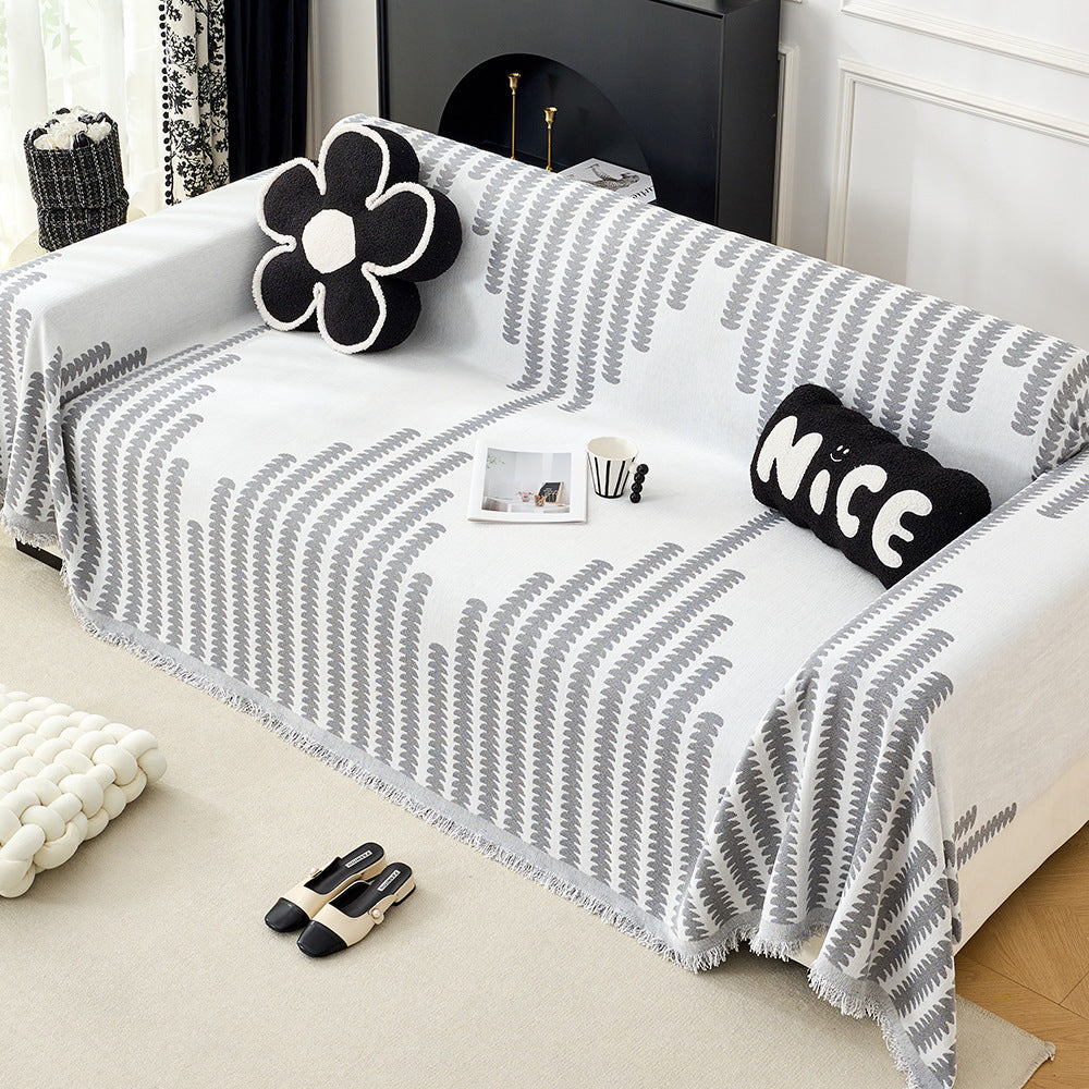 Elegant Textured Sofa Cover