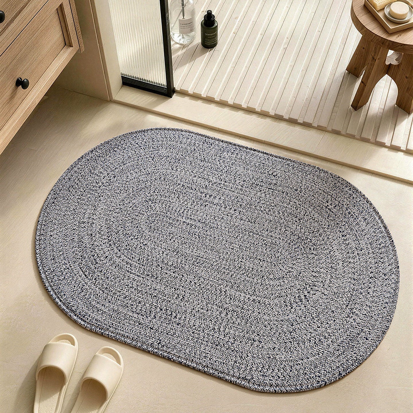Natural Fiber Bath Rug