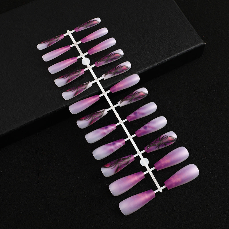 Artificial nails with delicate floral designs Acalora
