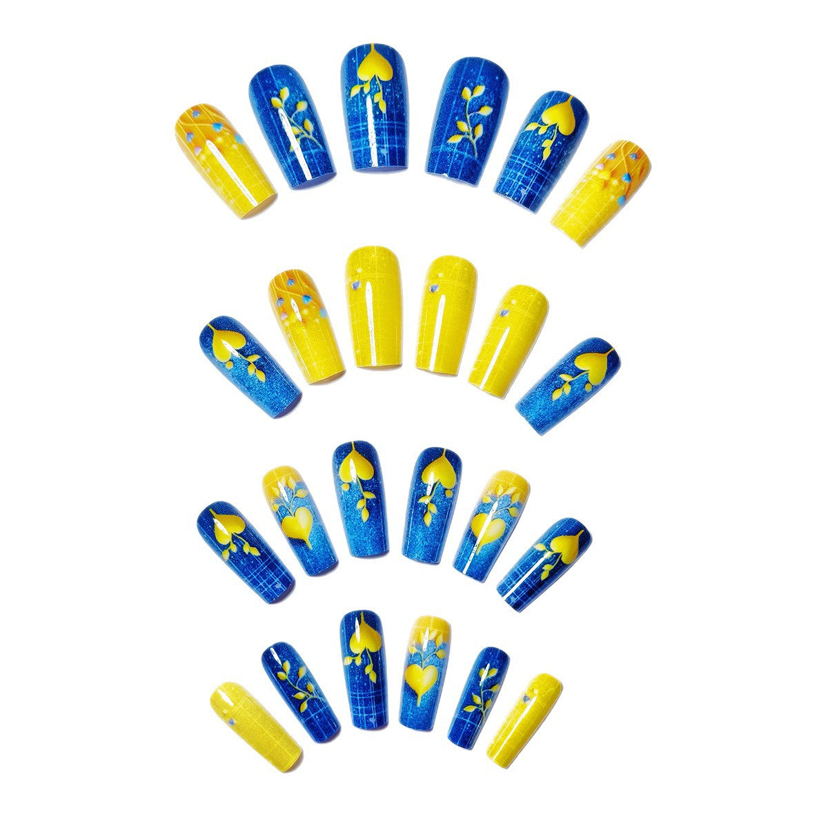 Heart-Inspired Decorative Nail Art Acalora
