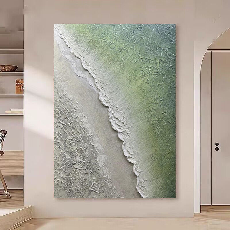 Textured Coastal Landscape Wall Art