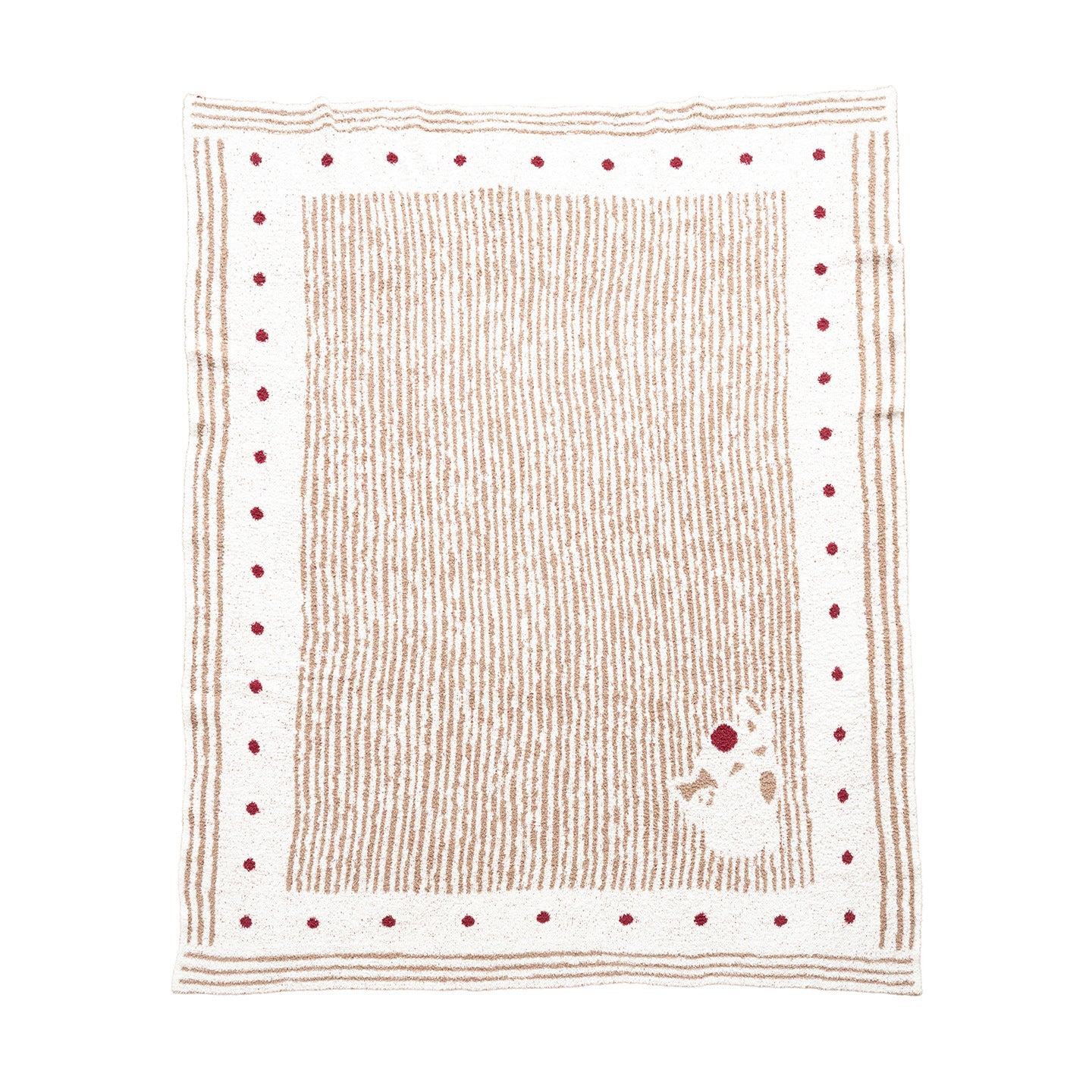 Cozy Fleece Cat-Themed Throw Blanket
