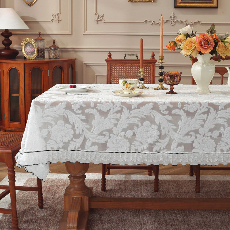 Sophisticated Lace Table Cover