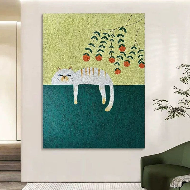 Cat-Themed Decorative Canvas Art