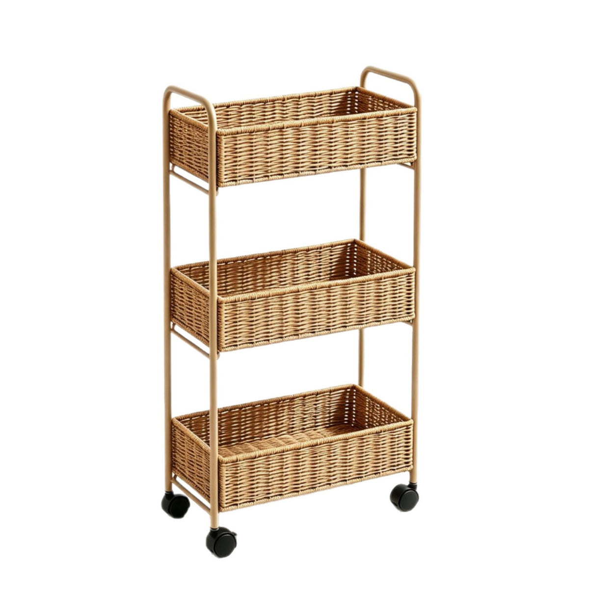 Elegant Storage Basket Made of Natural Rattan Acalora