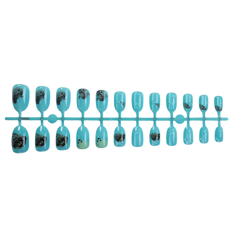 Artistic Cat Design Press-On Nails Acalora