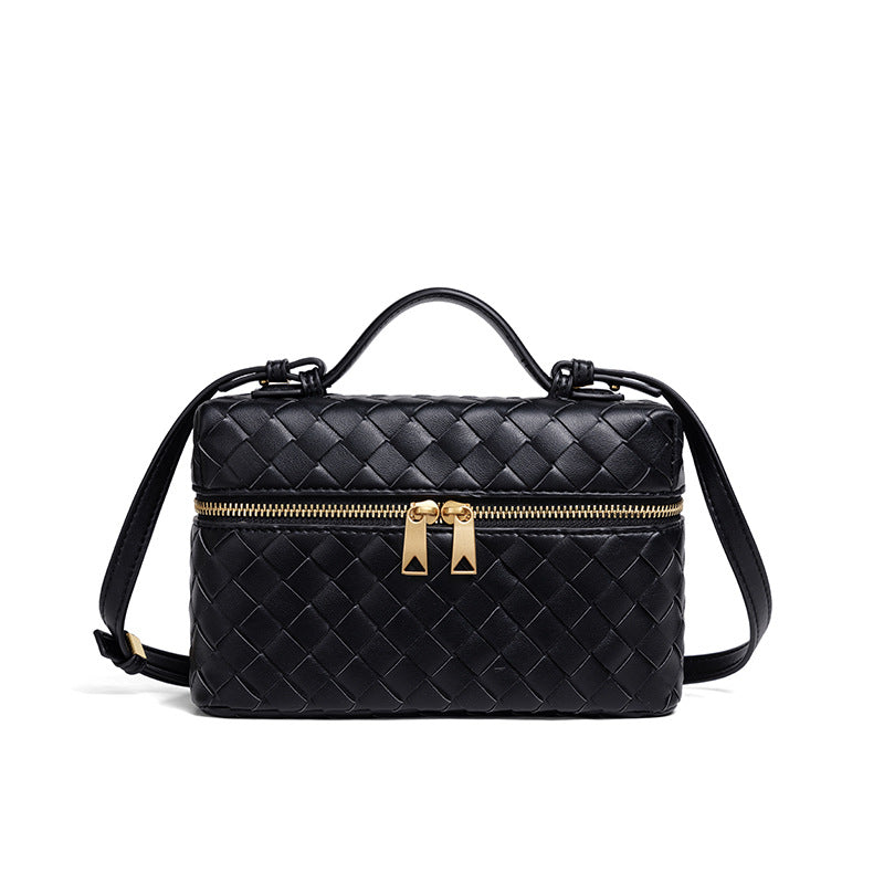 Structured Woven Satchel Bag Acalora
