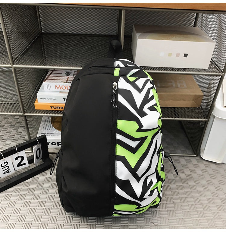 Graphic Print Backpack Acalora