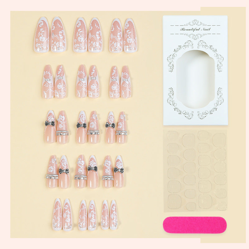 Decorative Press-On Nail Set Acalora