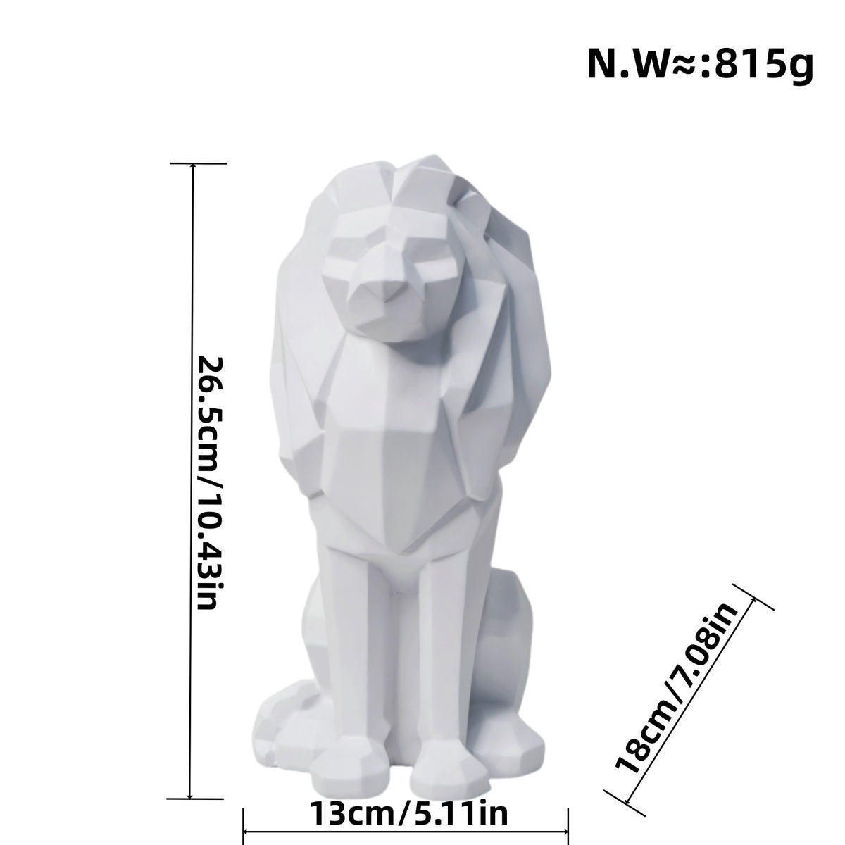 Decorative Lion Statue Acalora