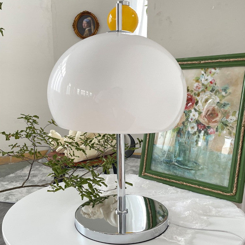 Modern Designer Table Lamp with Globe Shade