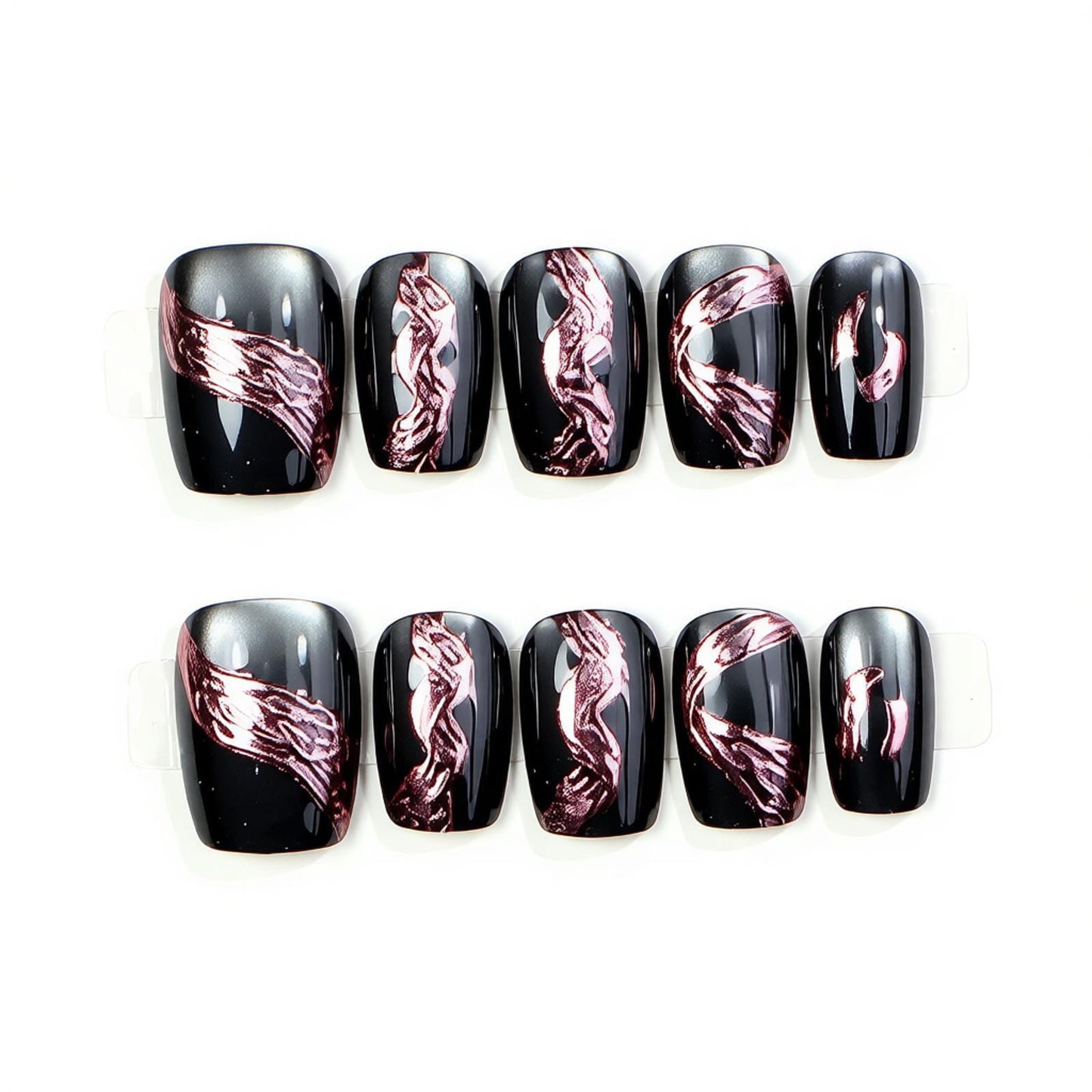 Premium Decorative Press-On Nail Set Acalora