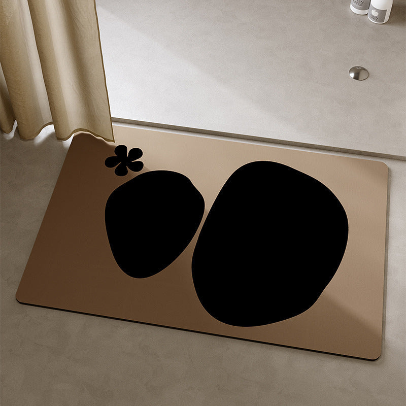 Playful Cat-Themed Bath Mat